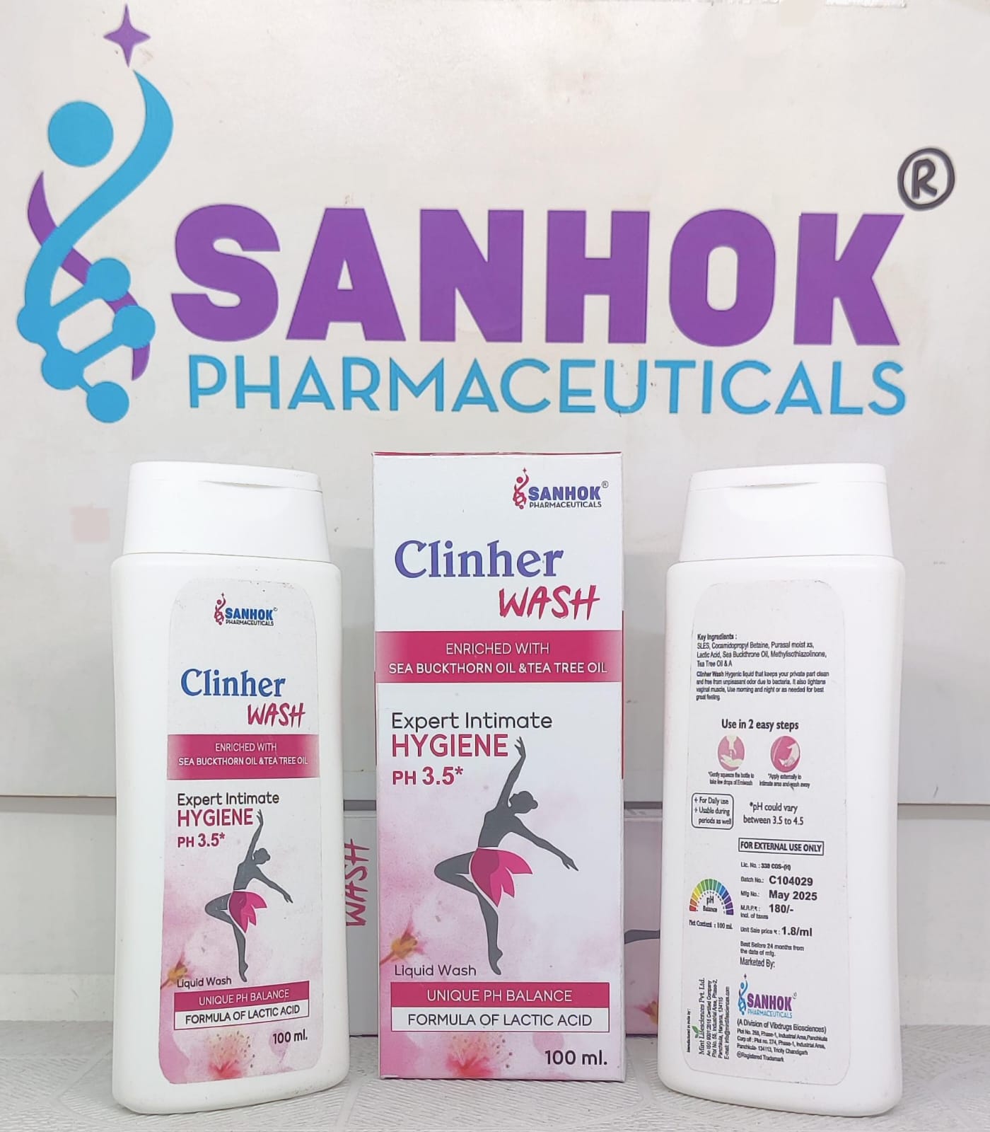 CLINHER WASH Vaginal Wash